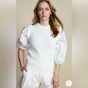 Burgess Phoebe Mixed Media Sweater